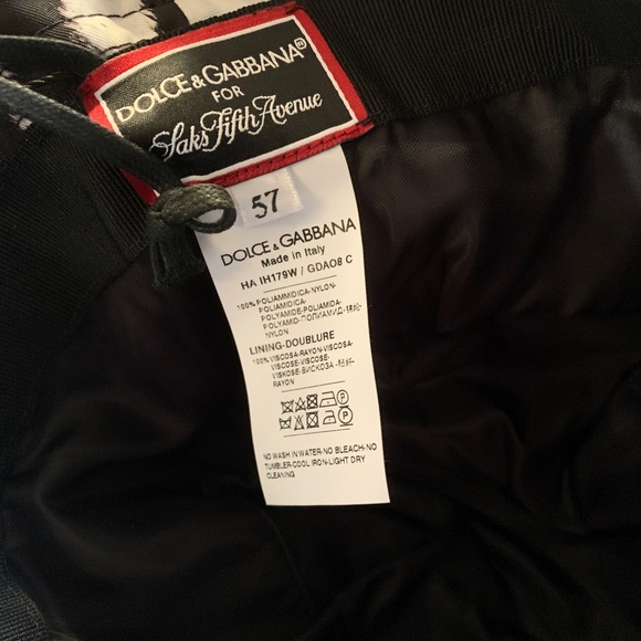 Authentic DOLCE & GABBANA ZEBRA PRINT DG LOGO BUCKET HAT - Picture 9 of 14